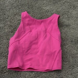 Lululemon Athletica Sonic Pink Cropped Align Tank